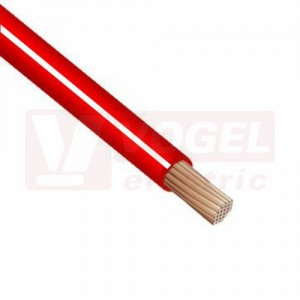 CYA   0,5 červená/bílá X05V-K vodič jednožilový z PVC LAPPKABEL (cívka 250m) (4512421S)