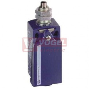 XCKD21H0P16 Polohový spínač Universal Osiconcept, kovový, kovový čep, 1Z+1V, s mžik.funkcí, kabel. vstup 1xM16, IP67
