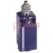 XCKD21H0P16 Polohový spínač Universal Osiconcept, kovový, kovový čep, 1Z+1V, s mžik.funkcí, kabel. vstup 1xM16, IP67