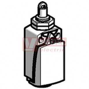 XCKD21H2G11 Polohový spínač Universal Osiconcept, kovový, čep s ocelovou kladkou, 1Z+1V, s mžik.funkcí, kabel. vstup 1xPG11, IP67