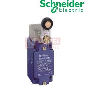 XCKJ10511H29 Polohový spínač Universal Classic, kovový, 1V+1Z, páka s termoplast.kladkou pr.22mm, mžik.fce. (řada Osiswitch Classic)