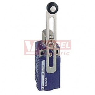 XCKP2545P16 Polohový spínač Universal Osiconcept, plastový, páka s plast.kladkou, podélně nastavitelná, 1Z+1V, závisle spínají, vypnutí před zapnutím, kabel.vstup M16, IP66