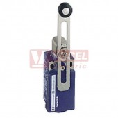 XCKP2545P16 Polohový spínač Universal Osiconcept, plastový, páka s plast.kladkou, podélně nastavitelná, 1Z+1V, závisle spínají, vypnutí před zapnutím, kabel.vstup M16, IP66