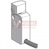 XCMD2101L1 VÝPRODEJ Polohový spínač Universal Osiconcept, kovový, čep s ocelovou kladkou, 1Z+1V, s mžik.funkcí, konektor s kabelem 1m, IP66