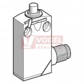 XCMD2110C12 Polohový spínač miniaturní Universal Osiconcept, kovový čep, 1Z+1V, s mžik.funkcí, konektor M12/5pin/vidlice, IP66