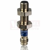 XS508B1PBM8 Indukční čidlo M8, mosaz, Sn=1,5mm, 12…24VDC, délka těla 42mm, stíněný, PNP/NC, konektor M8/3pin, IP67