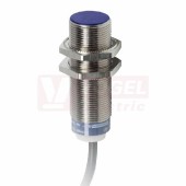 XS518B1DAL2 Indukční čidlo M18, mosaz, Sn=5mm, 12…48VDC, délka těla 52,5mm, kabel 2m, stíněný, NO, LED žlutá, IP68/69K