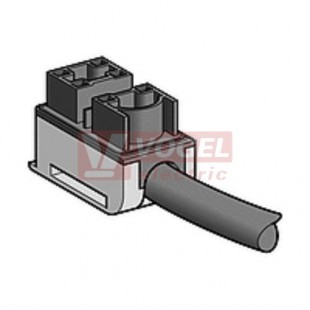ZCMC39L1  Připojovací modul pro miniaturní polohové spínače, vodiče NC+NC+NO, fce.mžiková, délka kabelu 1m