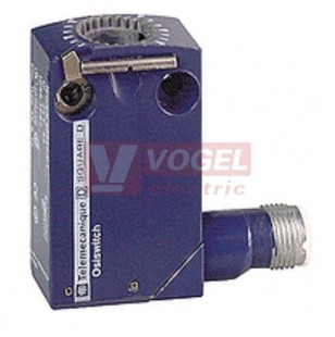 ZCMD29C12 Tělo poloh. spínače Universal Osiconcept miniaturní, kov. tělo, 2V, s mžik.funkcí, konektor M12/5pin 30x50x16mm