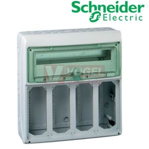 Rozvodnice zásuvková 18+1M IP65 (KAEDRA 16163)  pro blokované zásuvky, 4 otvory 103x225mm, 1x plná deska, všh 460x448x160mm