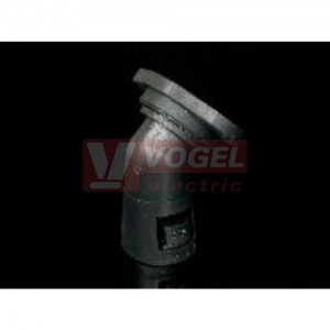 A21FL-45 Adaptalok 45° příruba, černá, IP 66, PA, pro chráničky APAFS/APACS (132302553)