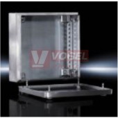 KL1521.010 skříňka svorkovnicová švh 150x150x80mm, IP66, nerez ocel 1.4301, bez montážní desky