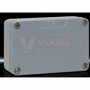 GA9102.210 (BAL) skříňka hliníková, 98x64x36mm, IP66, IK08, RAL7001 (bal=3ks)