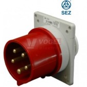 Přívodka vestavná 5P  32A 400V IP44 6h IRR 3253, šroubová, přímá, příruba vš 95x80mm