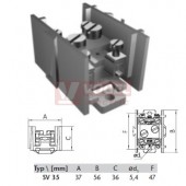 SV35 svorkovnice stoupací (pro hlavní vedení), 1P, vstup 35mm2, výstup 4x6mm2