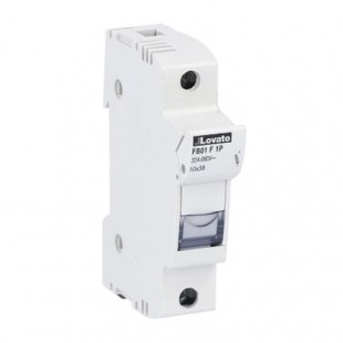 FB01F1P Pojistkový odpojovač 1P pro válc.poj. vel.  10x38mm do 32A,  certifikace UL, š=1x18mm