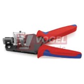 Kleště Knipex 12 12 02 kleště odizolovávací 0,03-2,08mm2, s doplňkovým vedením kabelů pro přesné polohování vodiče, délka rukojeti 195mm