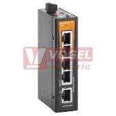 IE-SW-ELB-05-5TX Síťový spínač, neřízený, Fast Ethernet 10/100BaseT(X), Počet portů: 5x RJ45, IP40, -10 °C…60 °C, šířka 26mm (2828540000)