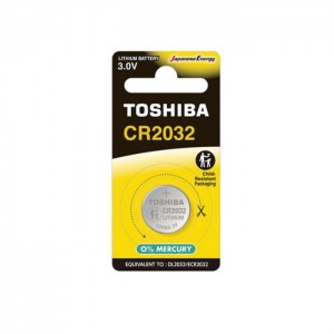 Baterie 3,00 V knofl. Litium CR2032 CP-1C "Toshiba Special-Lithium Coins", blistr/1ks