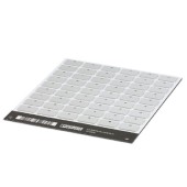 LS-WMTB-AL (27X10,5) Označovač kabelů, hliníkový štítek, nepopsaný, montáž kabelové sponky,  průměr kabelu: > 2,9 mm, počet jednotlivých štítků: 54, popis.pole: 10,5x27mm (1275428)