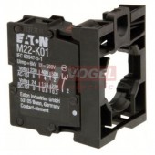 M22-AK01 Kontakt.prvek+upevňovací adaptér, komplet, čelní upevnění, 1V (216503)