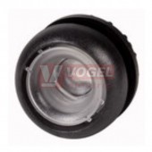 M22S-DR-X Ovládací hlavice tlačítka, zapuštěné tlačítko, s aretací, kroužek černý, bez (216627)