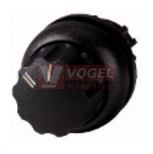 M22S-WR-X92 Ovládací hlavice přepínače, otočná hlavice, s aretací, kroužek černý, I-II (216858)