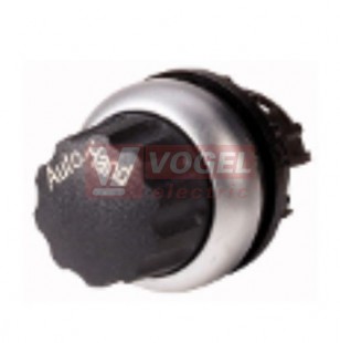 M22-WR-X91 Ovládací hlavice přepínače, otočná hlavice, s aretací, kroužek titan, Hand-Auto (216859)