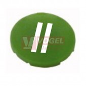 M22-XDP-G-X2 Tlačítková výplň do hřibového tlačítka, START, zelená II (218257)