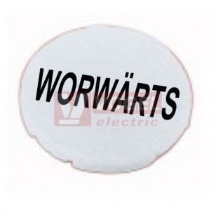 M22-XDL-W-D15 Čočky do prosvětlených tlačítek, plochá, Vorwärts, bílá (218322)