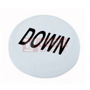 M22-XL-W-GB4 Čočky pro signálky, plochá, DOWN, bílá (218418)