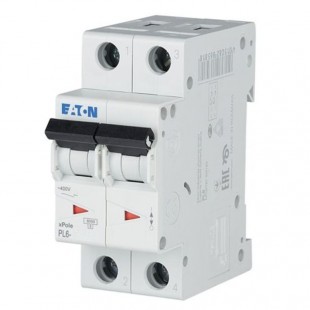 Jistič 2P  25A D PL6-D25/2 6kA Eaton (286581)