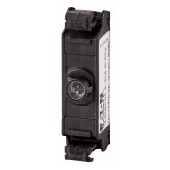 M22-FLED-G-HP Prvek LED se sníženou hloubkou, pružinové svorky, čelní upevnění, 18-30V DC, zelená, HP LED (197143)