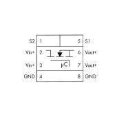 787-3861/108-020 elektronický jistič 24VDC (18-30V) 1 kanál 1-8A, nastavitelný, signalizační kontakt, š 6mm