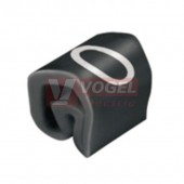 CLI C 1-3 SW/WS 0 MP CableLine, návlečka na kabely a vodiče s potiskem "0" (horiz.), černo-bílá, š/v 4,2x3mm, pro vodiče s průřezem 1,5-4mm2, průměr 2,5-5mm, PVC, měkké, bez kadmia, MultiPack (0252611503)