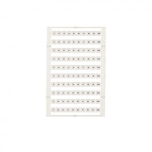 793-3502 systém označovací WMB s potiskem  1-10(10x), šířka 3,5mm, (balení= 5 karet)