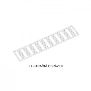 793-3545 systém označovací WMB s potiskem A, B, P, N, PE, PEN, L1, L2, L3, země (10x), šířka 3,5mm, (balení= 5 karet)