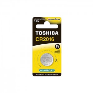 Baterie  3,00 V knofl. CR2016 CP-1C Litium, Toshiba Special-Lithium Coins, blistr/1ks