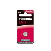Baterie  1,50 V knofl. LR44 BP-1C Alkalická, Toshiba Special-Alkaline Button, blistr/1ks