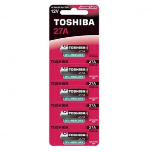 Baterie  12,00 V 27A BP-5C tužková alkalická, Toshiba Special-Alkaline, blistr/5ks