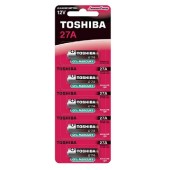 Baterie  12,00 V 27A BP-5C tužková alkalická, Toshiba Special-Alkaline, blistr/5ks