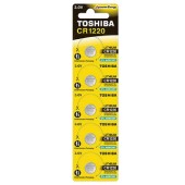 Baterie  3,00 V knofl. CR1220 CP-5C Litium, Toshiba Special-Lithium Coins, blistr/5ks
