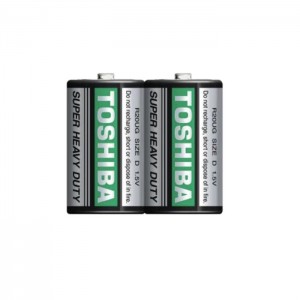 Baterie  1,50 V R20 monočl.velký UG SP-2TGTE, Toshiba Super Heavy Duty, 2ks (vel. D)