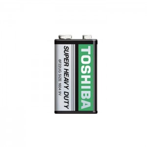 Baterie 9,00 V monočlánek zinek 6F22UGG SP-1U "Toshiba Super Heavy Duty", 1ks (vel. 1604)