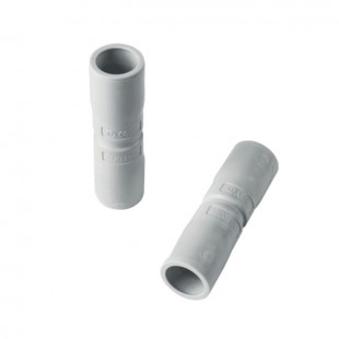 Spojka PLAST  20 74120, krabice pro připojení trubky k odbočné krabici, délka 54mm, závit 13mm, IP67, bez halogenu, UV stabilní, šedá RAL 7035, technopolymer (74120)