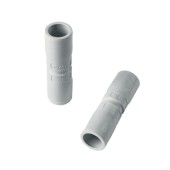 Spojka PLAST  32 74132, krabice pro připojení trubky k odbočné krabici, délka 54mm, závit 13mm, IP67, bez halogenu, UV stabilní, šedá RAL 7035, technopolymer (74132)