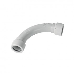 Koleno PLAST 32 75332, pro trubky se stejným průměrem, poloměr ohybu 110mm, IP65, s halogenem, UV nestabilní, šedá RAL7035, PVC (75332)