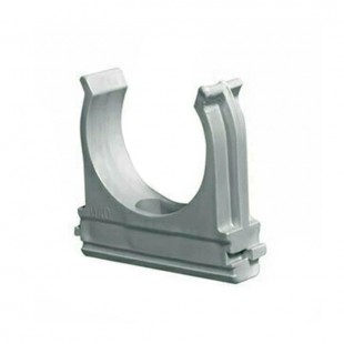 Příchytka PLAST 25 CF25, bez halogenu, UV nestabilní, šedá RAL 7035, ABS (CF25)