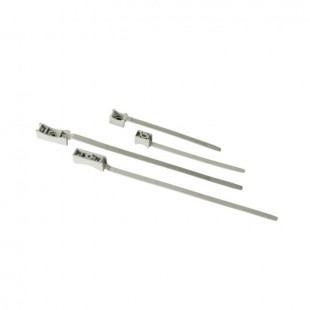 Příchytka PLAST CFF1, pro průměr trubky nebo chráničky 16-32mm, s polyamidovou páskou, s halogenem, UV nestabilní, šedá RAL7035, PVC (CFF1)