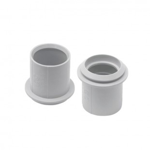 Spojka PLAST  25 RM25-39, krabice, pro pevné a ohebné trubky, měkké, IP44, otvor krabice 39mm, s halogenem, UV nestabilní, šedá RAL7035, PVC (RM25-29)